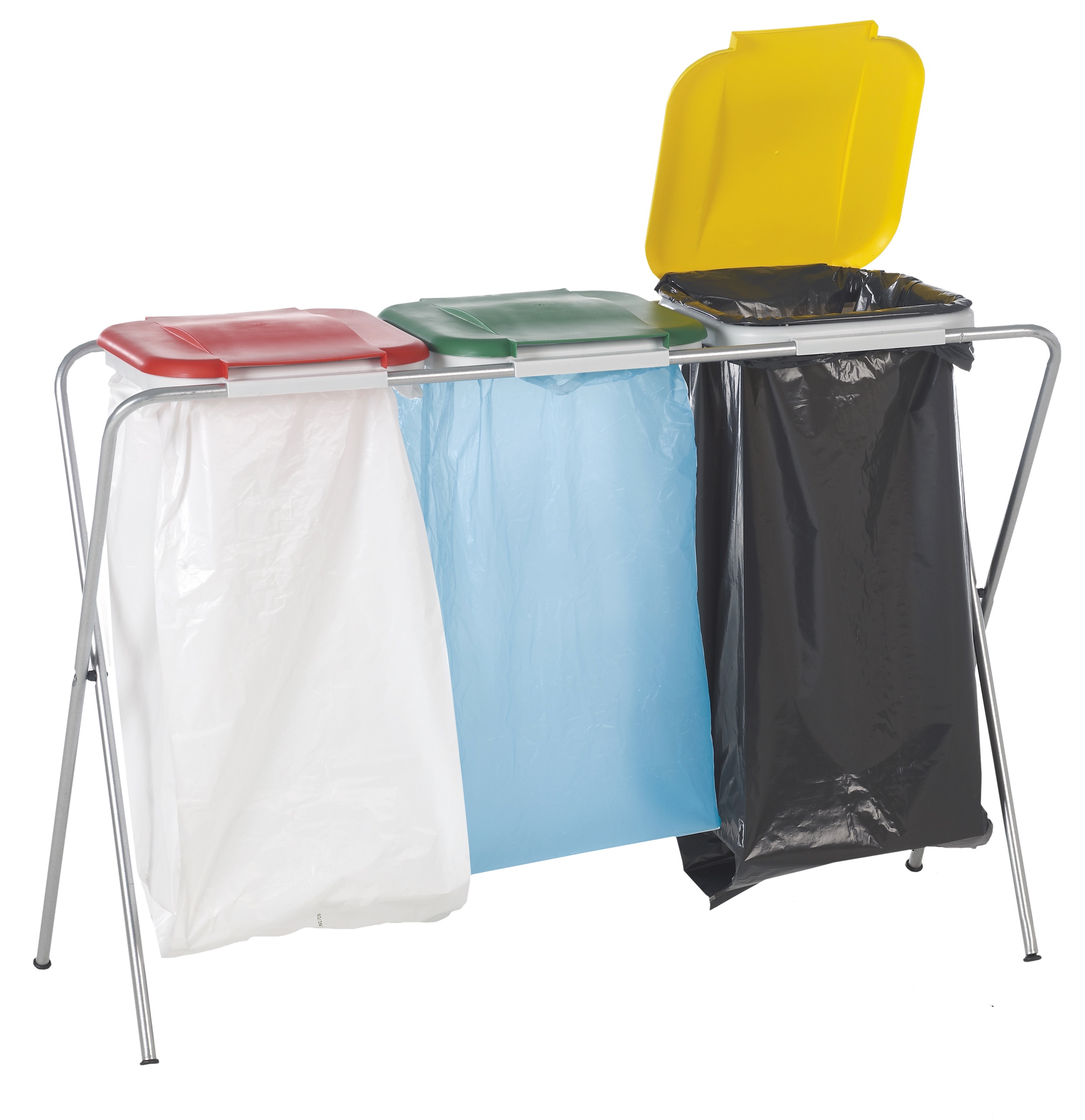 VUILZAKHOUDER DRIEDELIG