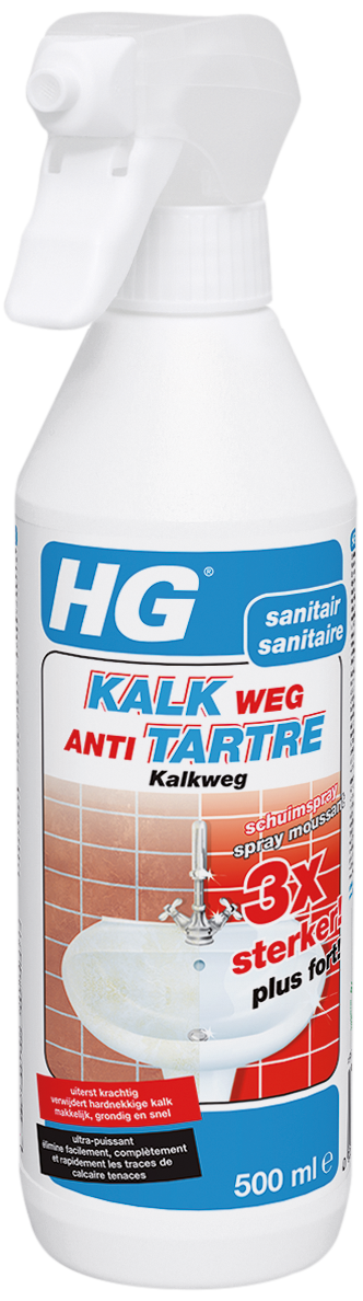 Hg Spray Moussant Anti-tartre 3x Plus Fort 500ml