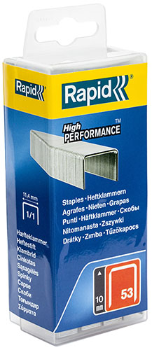 Agrafes 53/10mm Galvanise Box Pp Strong - 5000pc