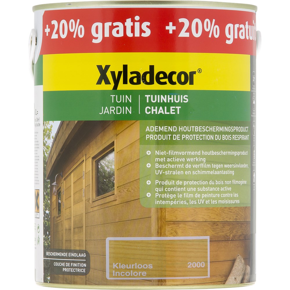 Lasure Pour Chalet Incolore 2,5l + 500ml