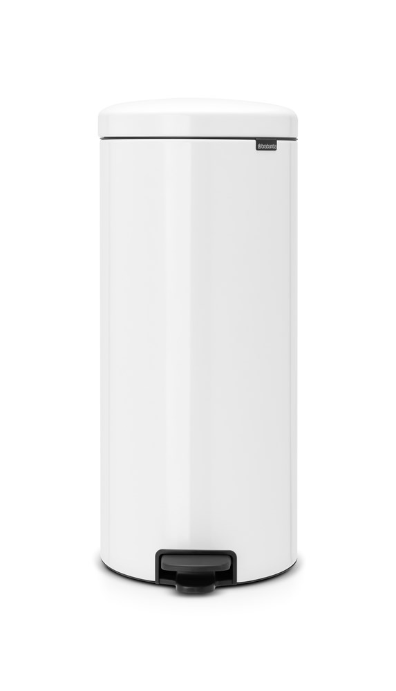 POUBELLE A PEDALE NEWICON 30L BLANC